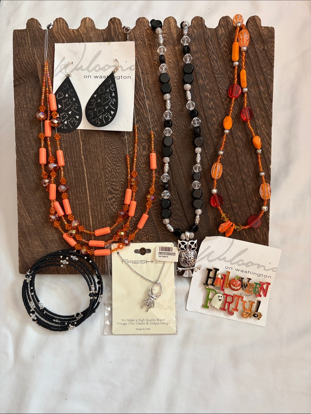 Halloween Jewelry Lot - Necklaces, Bracelet, Earrings